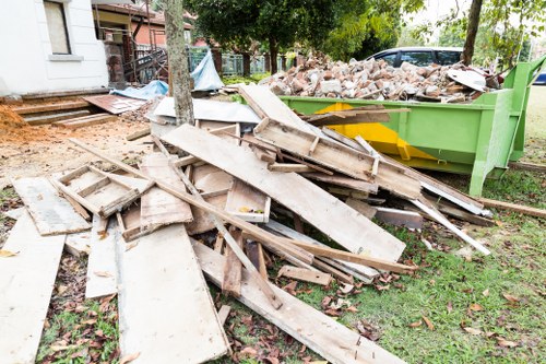 Local flat clearance team working in a Highgate flat