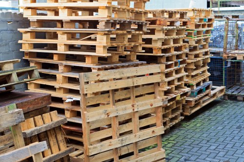 Small flat items staged for removal in Highgate